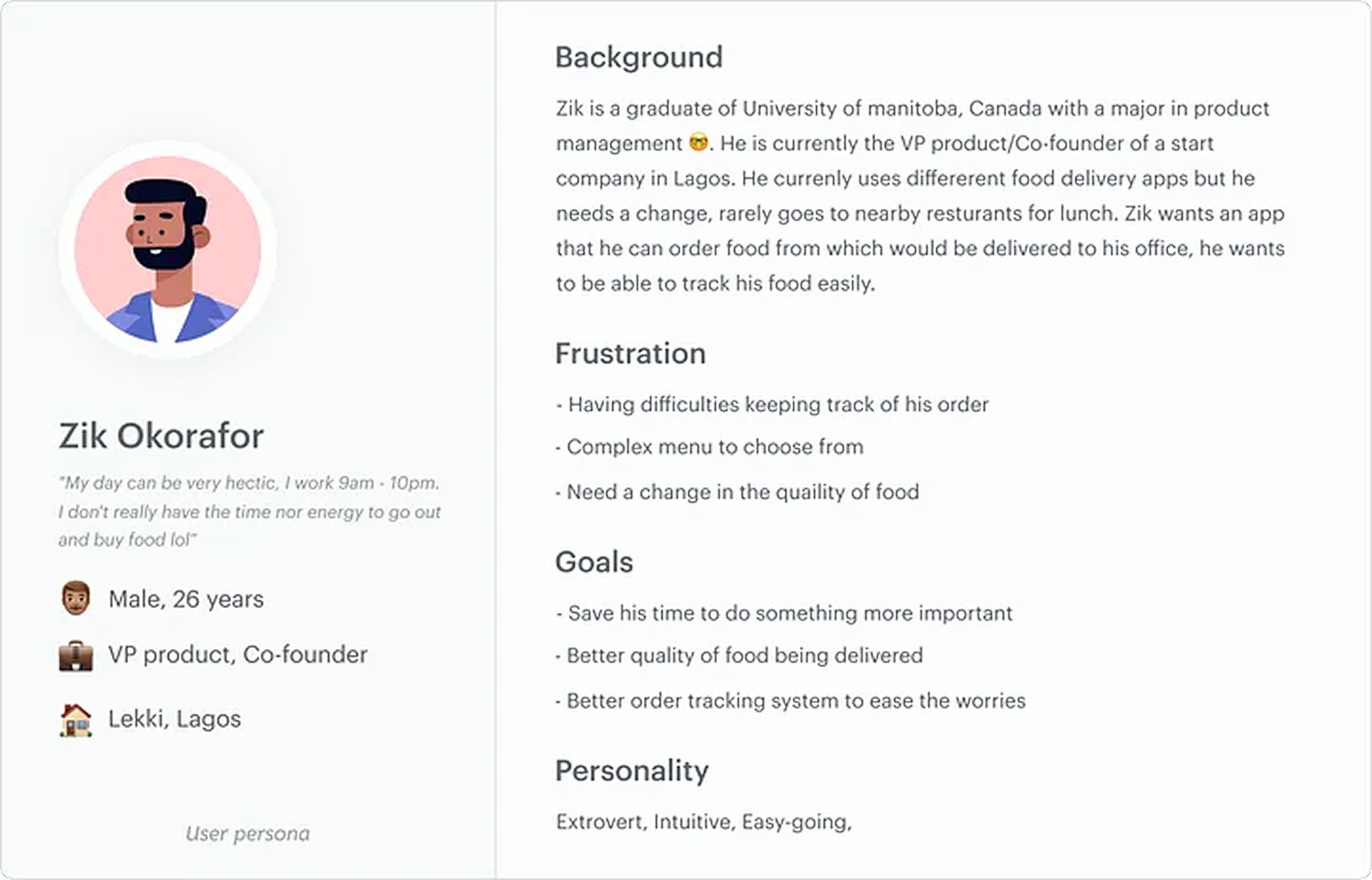 User Persona